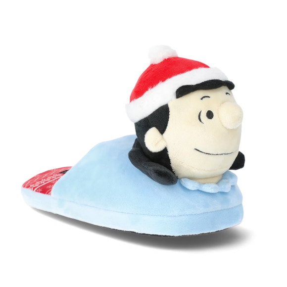 Peanuts Family Christmas 3D Scuff Slippers Women’s Size 5/6 Snoopy Holiday Gift - Picture 4 of 12